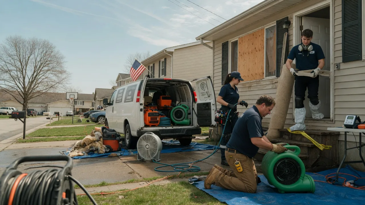Water Damage Restoration in Sipesville, PA near me
